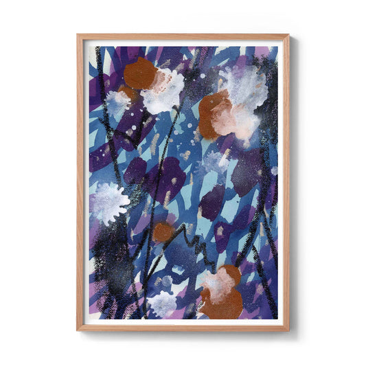Blauer Garten – Kunstdruck (Offene Edition)