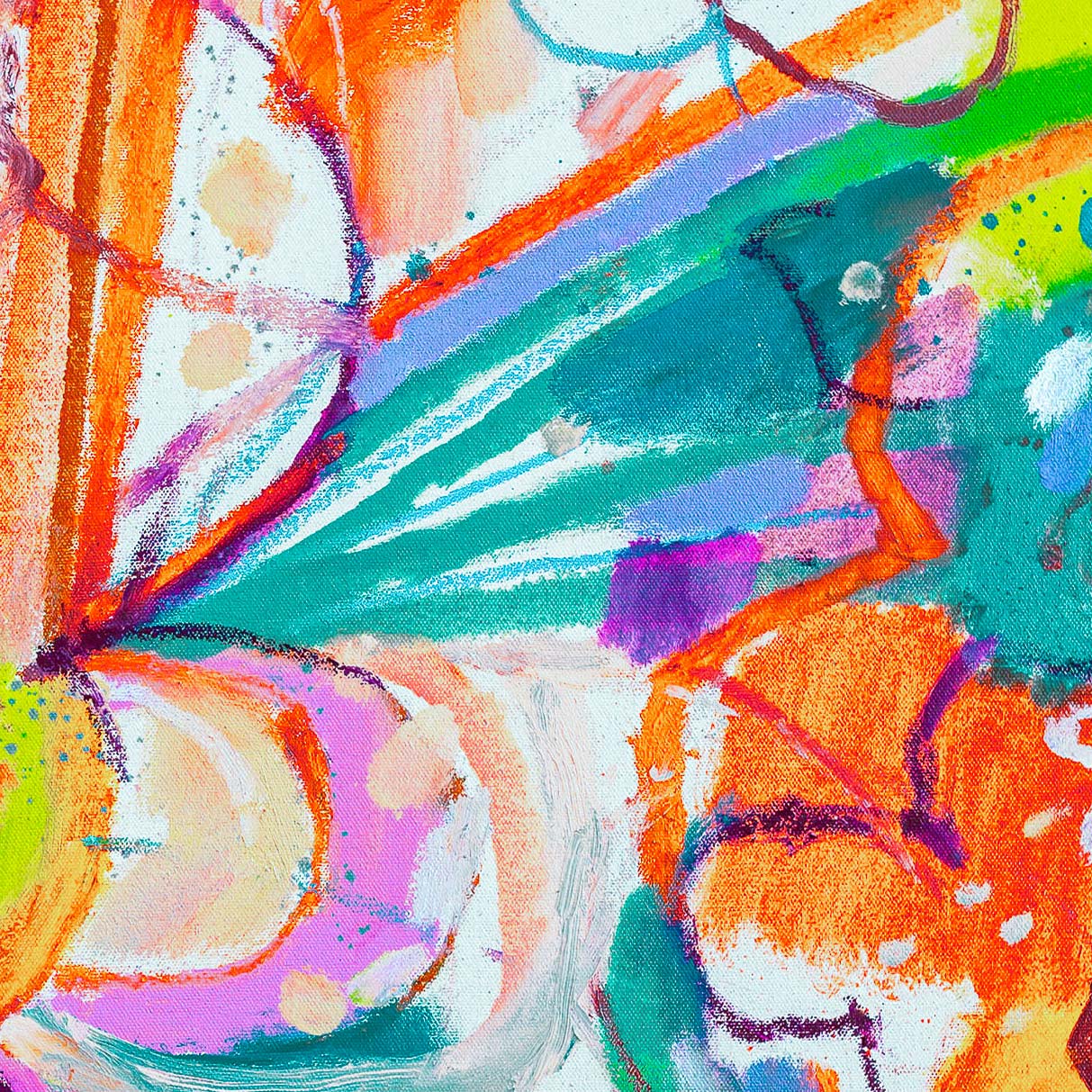 Over a Rainbow Originalkunstwerk, 2024
