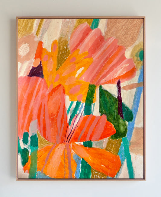 'Papierblumen' Originalkunstwerk, 2024