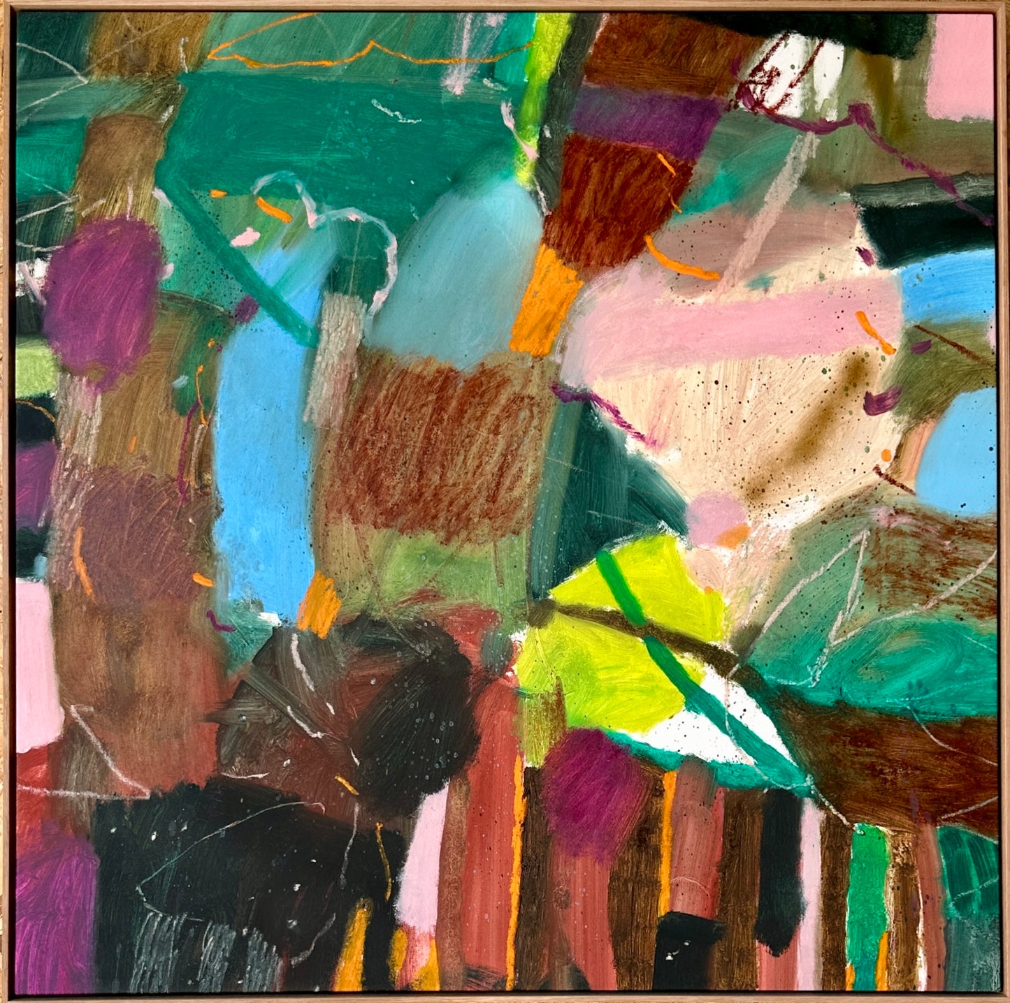 „Ein Chelsea Garten“ Originalkunstwerk