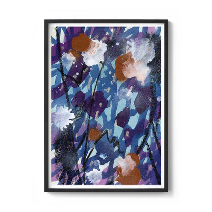 Blauer Garten – Kunstdruck (Offene Edition)