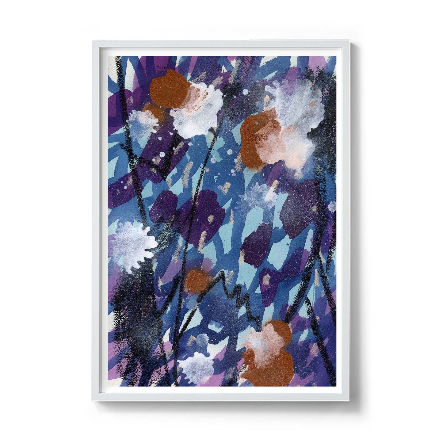 Blauer Garten – Kunstdruck (Offene Edition)