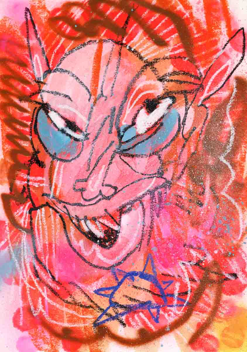 Beastie – Originalkunstwerk