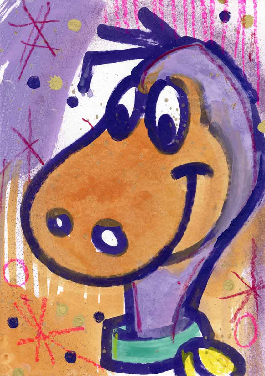Beste Freundin – Originalkunstwerk