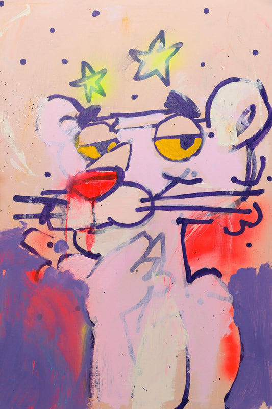 „Pink + White“ Originalkunstwerk, 2023