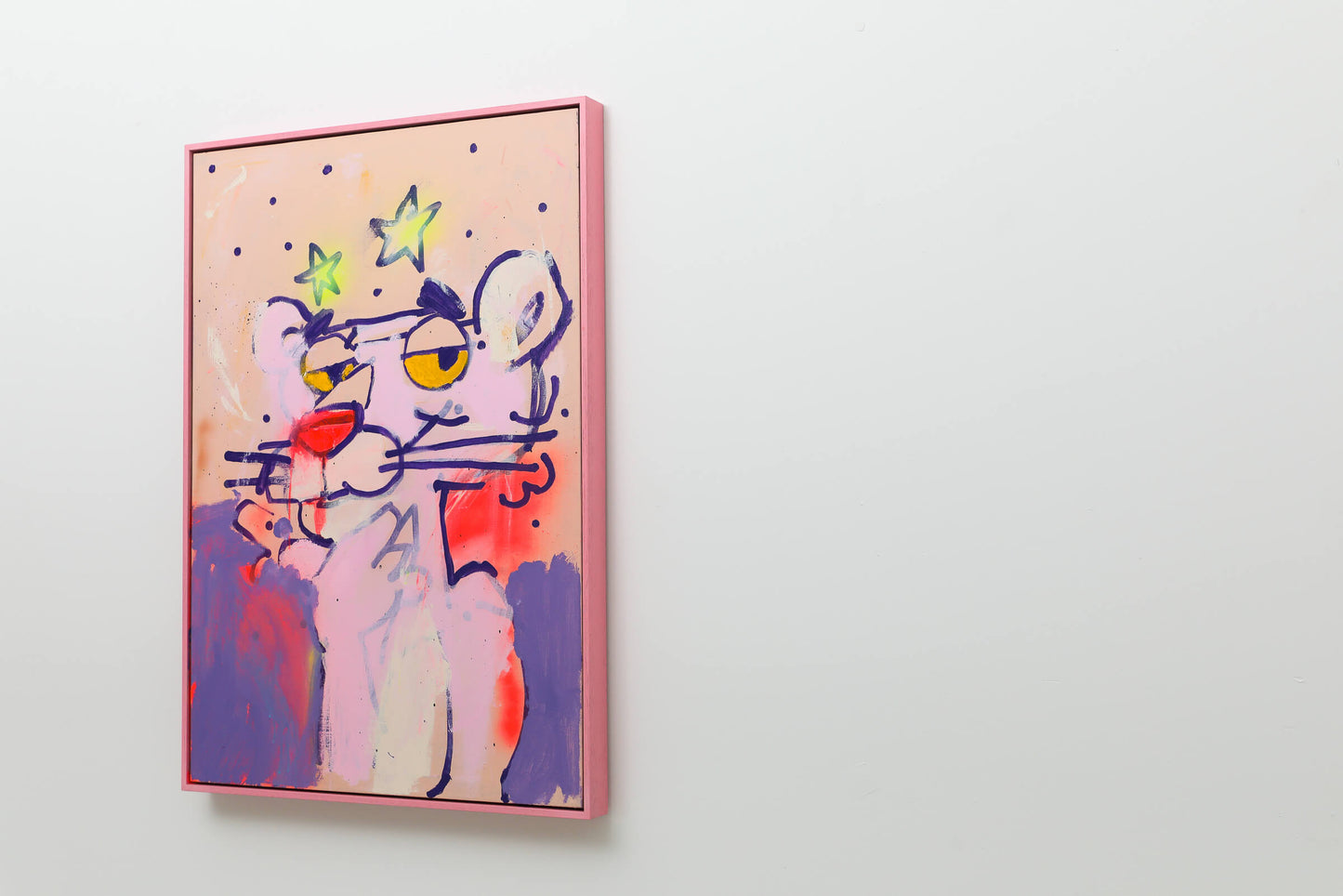 „Pink + White“ Originalkunstwerk, 2023