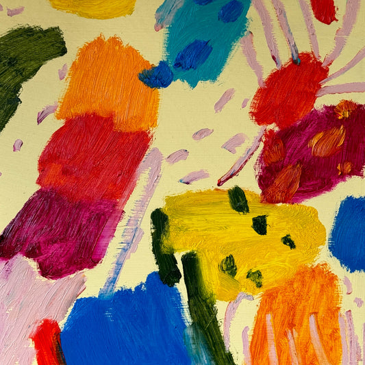 Flower Brains 2 Originalkunstwerk, 2024