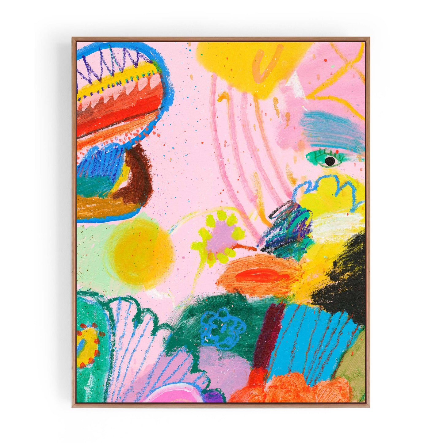 Face Flowers Limitierte Auflage Kunstdruck