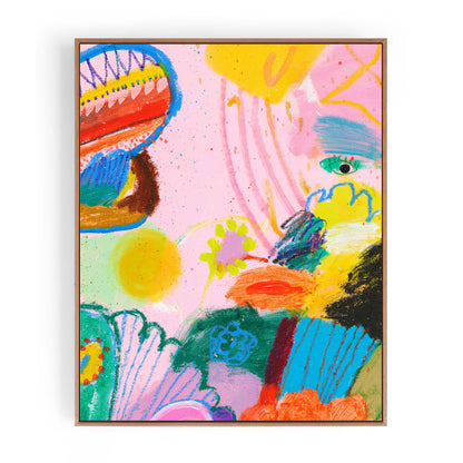 Face Flowers Limitierte Auflage Kunstdruck