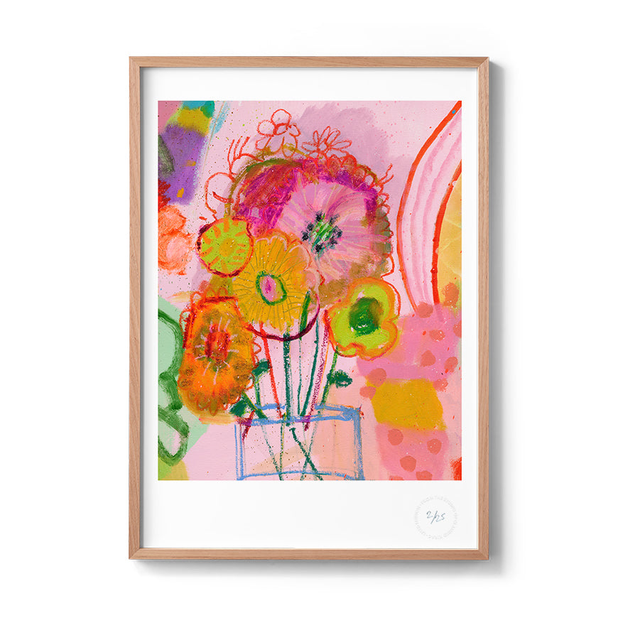 Blumentopf Limitierte Auflage Kunstdruck