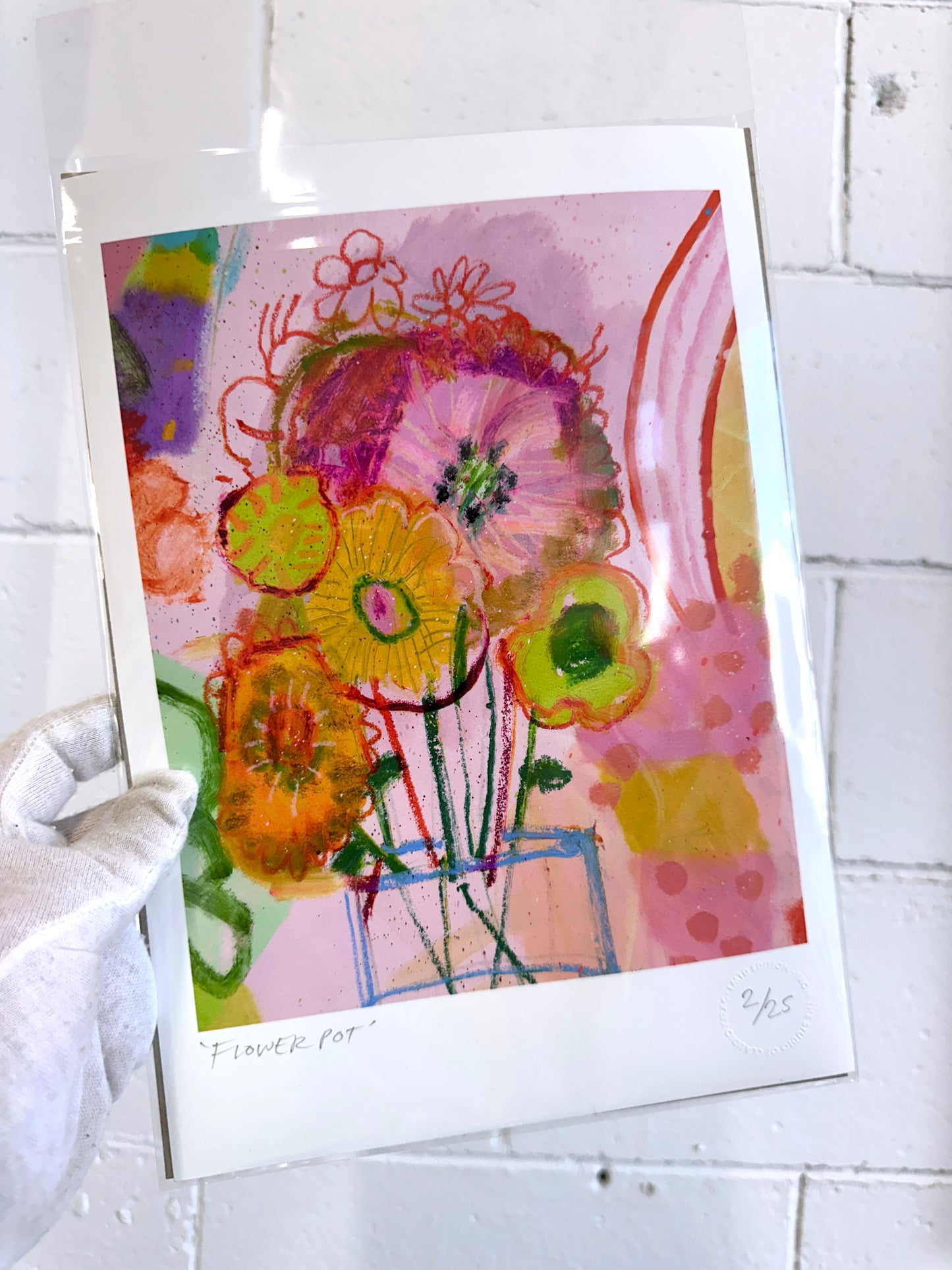 Blumentopf Limitierte Auflage Kunstdruck