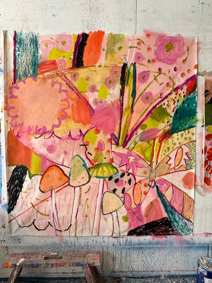 Night Lights Original Kunstwerk, 2025