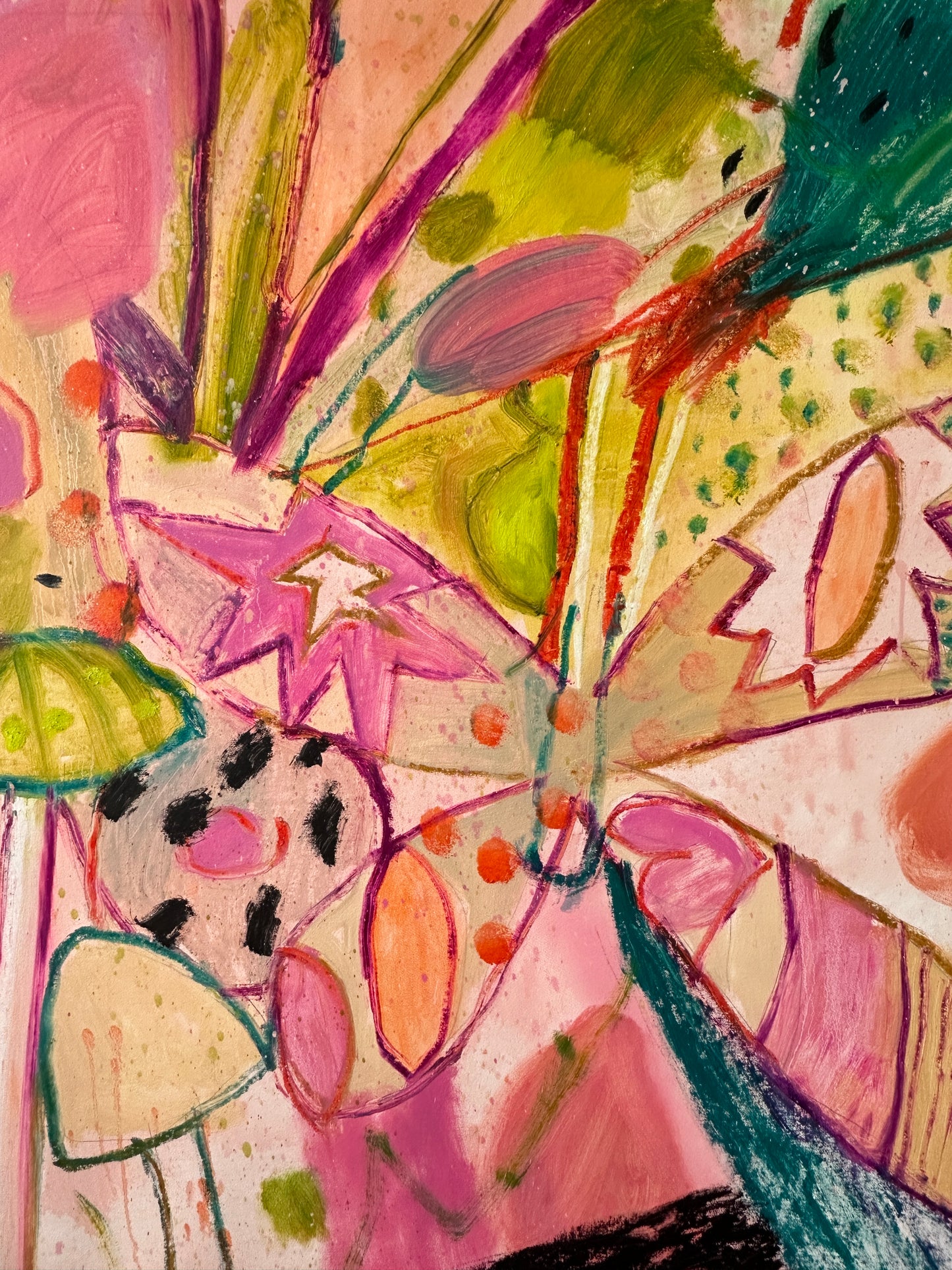 Night Lights Original Kunstwerk, 2025