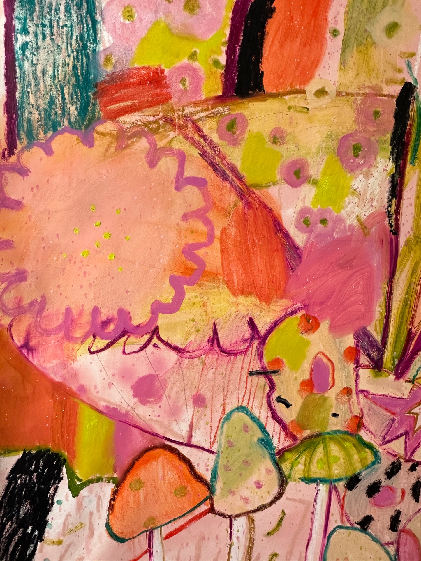 Night Lights Original Kunstwerk, 2025