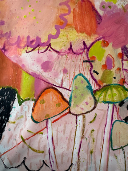 Night Lights Original Kunstwerk, 2025