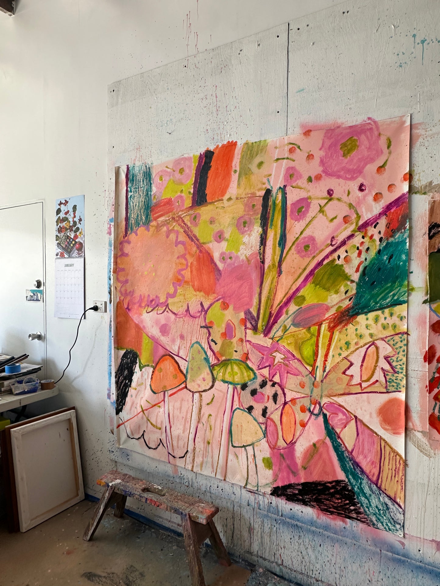 Night Lights Original Kunstwerk, 2025