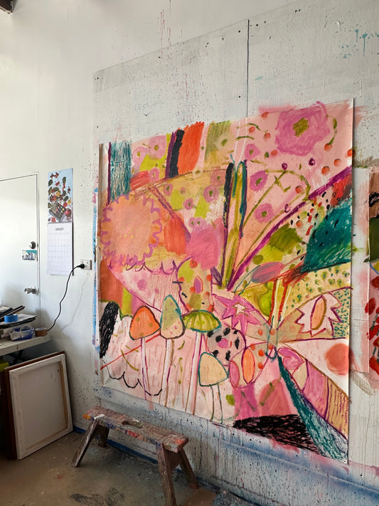 Night Lights Original Kunstwerk, 2025