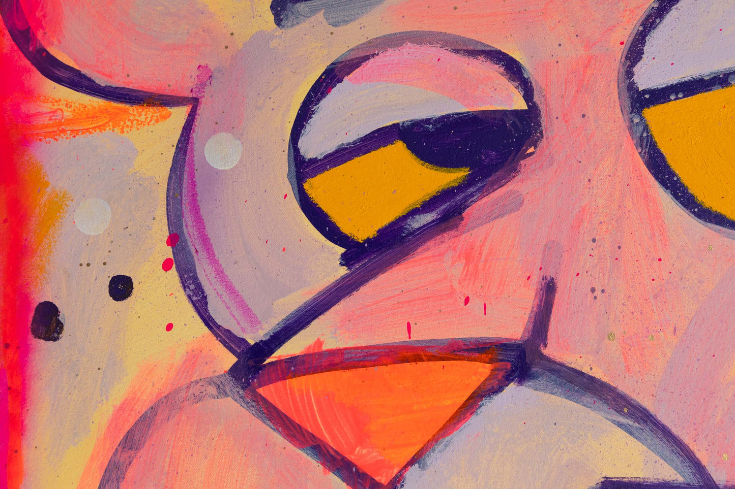 „Pink + White“ 2 Originalkunstwerk, 2024