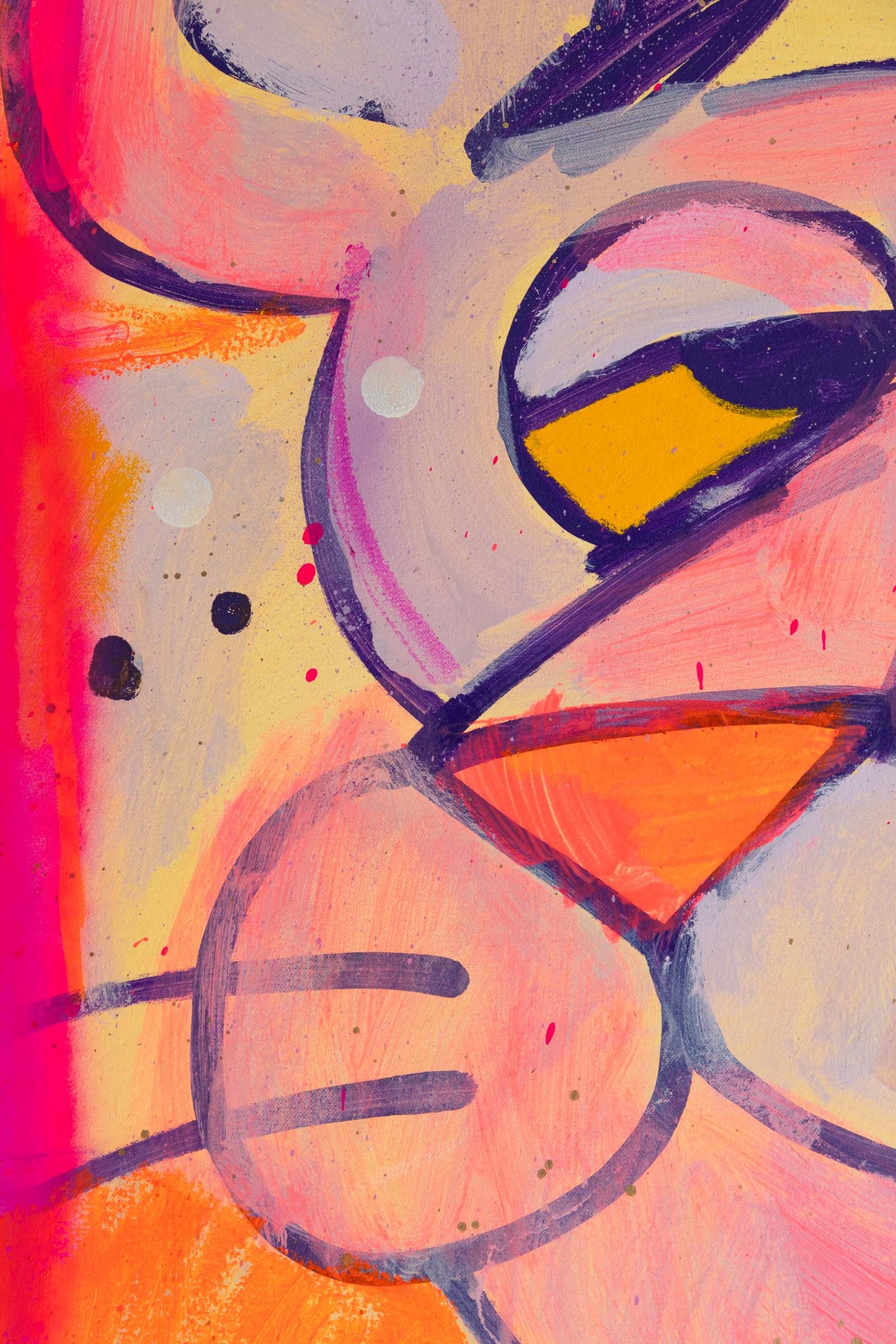„Pink + White“ 2 Originalkunstwerk, 2024