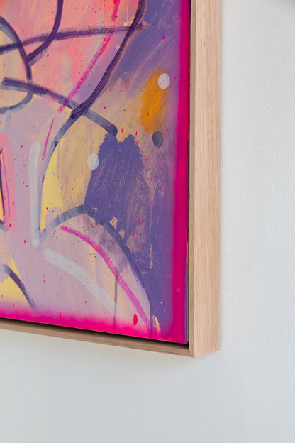„Pink + White“ 2 Originalkunstwerk, 2024