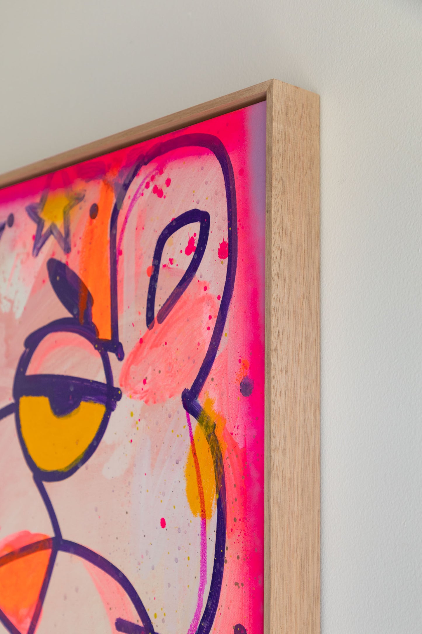 „Pink + White“ 3 Originalkunstwerk, 2024