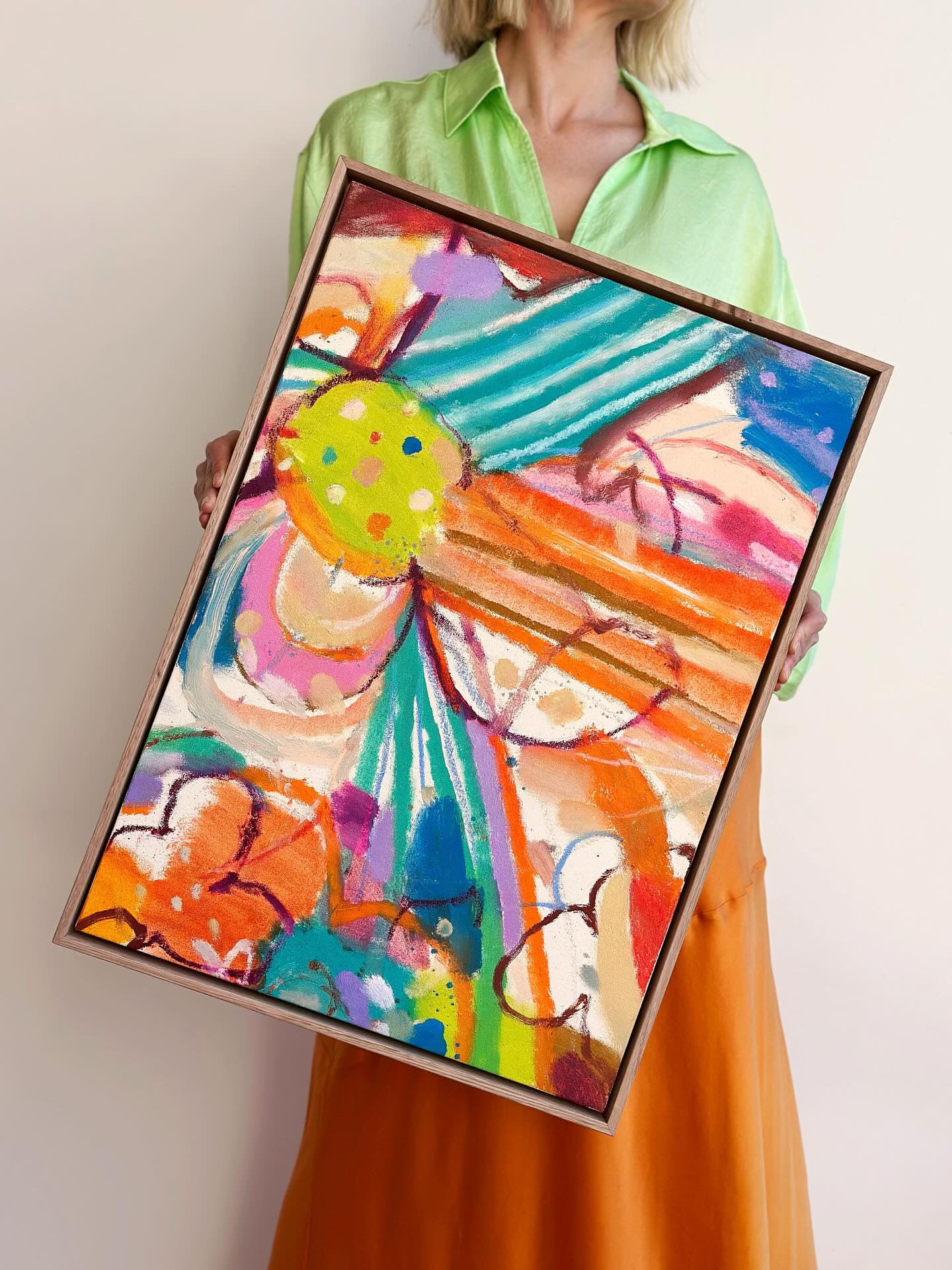 Over a Rainbow Originalkunstwerk, 2024