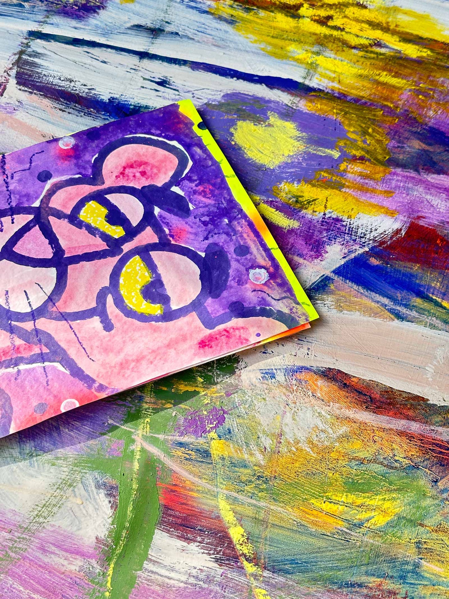 Pink + Purple – Original Kunstwerk