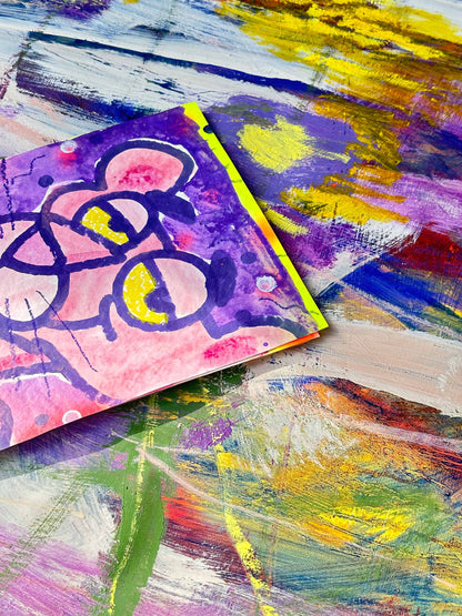 Pink + Purple – Original Kunstwerk