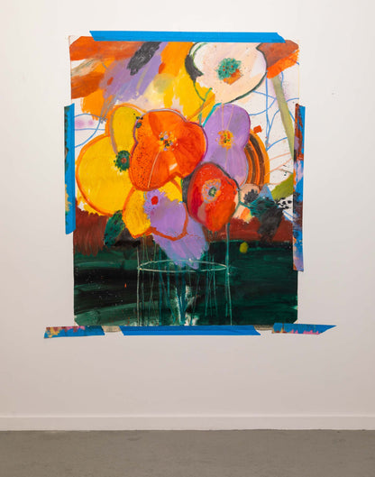 "Oktober-Mohn" Originalkunstwerk, 2024