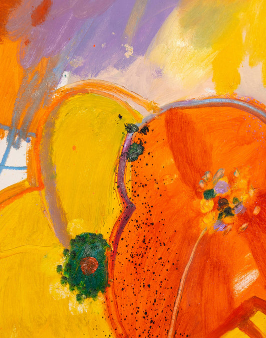 "Oktober-Mohn" Originalkunstwerk, 2024