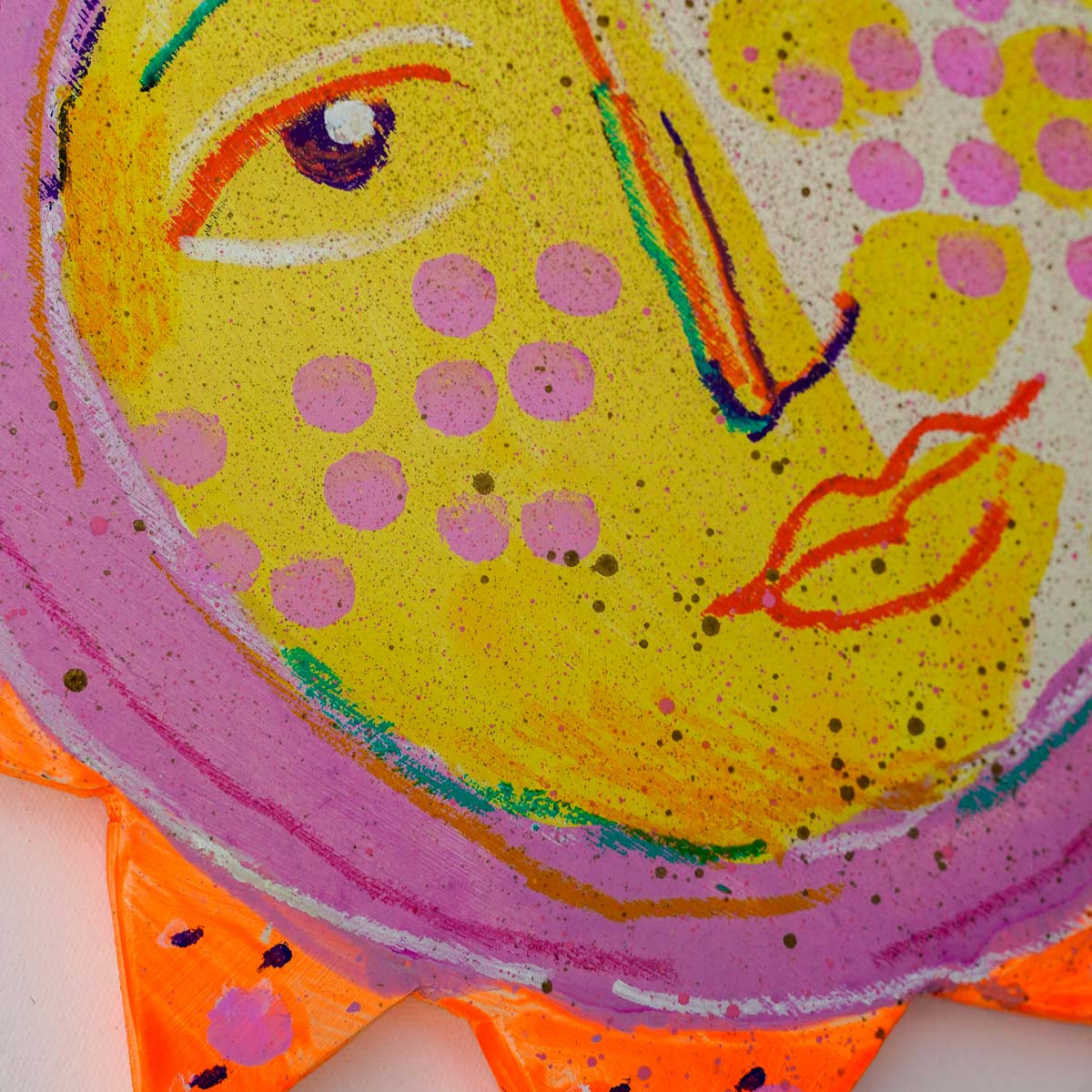 Sol (Orange) Wandbehang, 2025