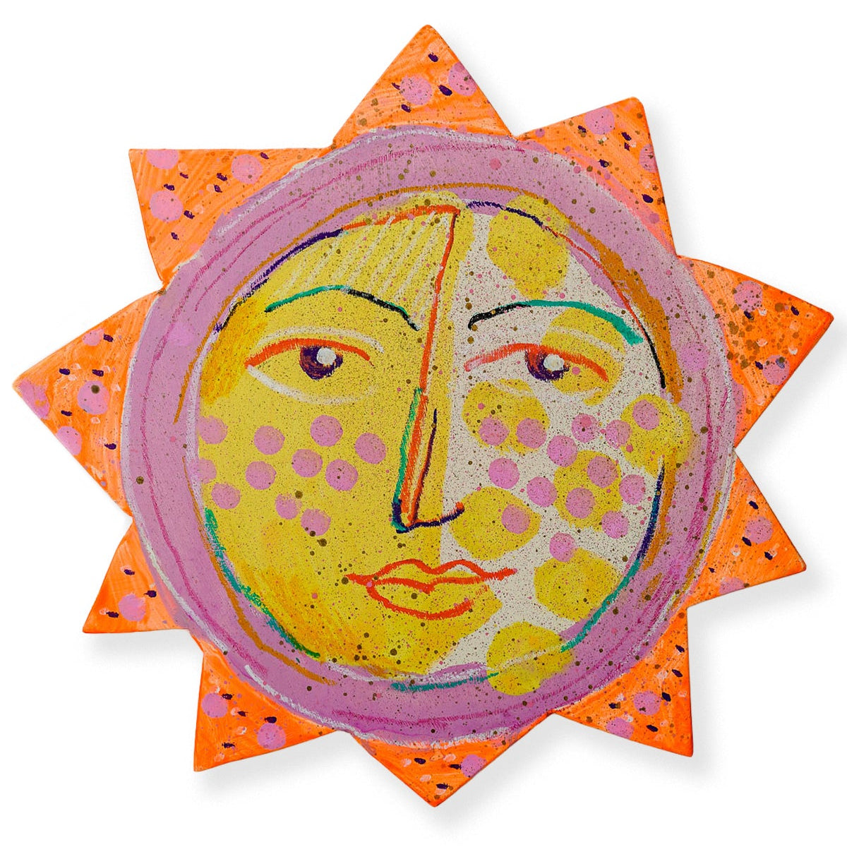 Sol (Orange) Wandbehang, 2025