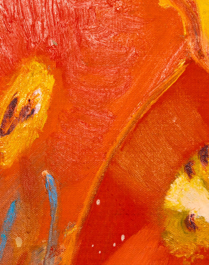 Originalkunstwerk „Donnerstags-Mohnblumen“, 2024